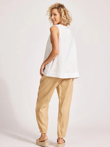 Eb + Ive Miramar Tank Top White