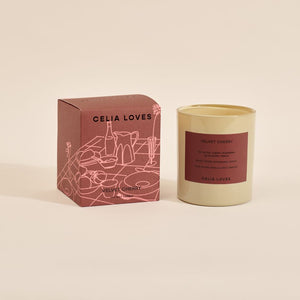 Celia Loves Candle Velvet Cherry