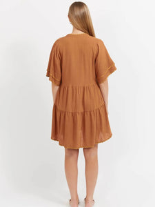 Haven Haiti Dress Tan
