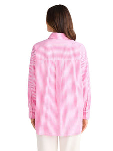 Brave and True Isabel Shirt Pink Stripe