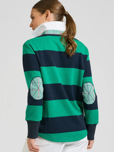 EST 1971 Rugby Cotton Sweatshirt Navy & Green