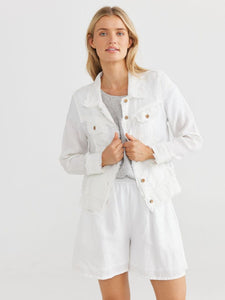 Shanty Monza Jacket White Linen