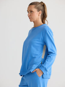 Homelove Goodwood Zip Sweater Sapphire