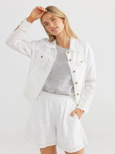 Shanty Monza Jacket White Linen