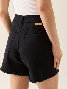 Isle Of Mine Duke Denim Shorts Black