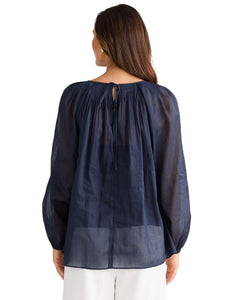 Brave + True Raphael Top Navy