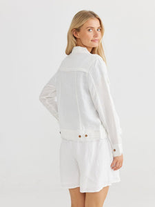 Shanty Monza Jacket White Linen