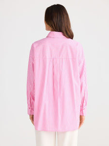 Brave and True Isabel Shirt Pink Stripe