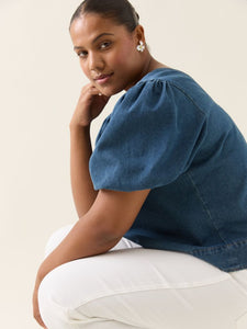Isle Of Mine Sofie Denim Top Drift