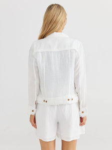 Shanty Monza Jacket White Linen