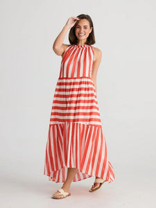 Holiday Margot Dress Noel Stripe