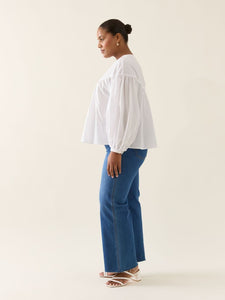 Isle Of Mine Aurora Button Blouse Lotus