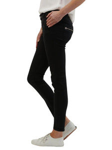 Italian Star 8123 Classic Button Jean Black