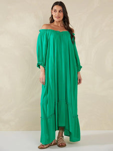 Haven Lipari Dress Verde