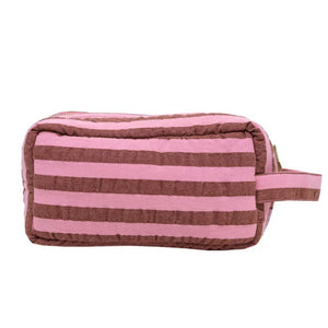 Mosey Me Dopp Kit Sundae Seersucker