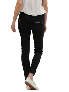 Italian Star 8123 Classic Button Jean Black