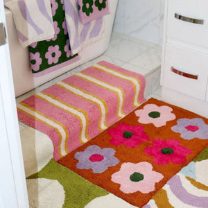 Mosey Me Bath Mat Stripe