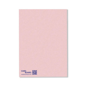 Cardboard. Pink Birthday Card