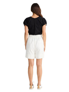 Brave + True Broadway Short Off White