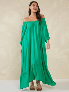 Haven Lipari Dress Verde