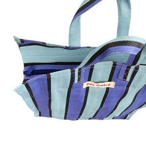 Dos Ombre Bengali Bag 057 Aqua Blue Blue Stripe