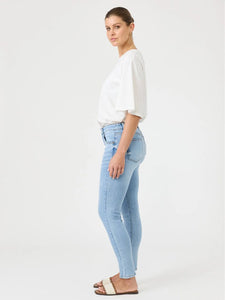 Eb + Ive Junko Denim Jeans Cape Blue