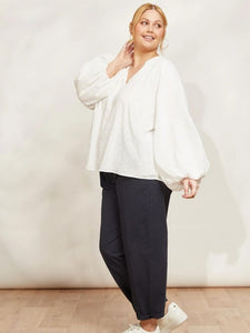 Eb + Ive Zephyr Blouse Opal