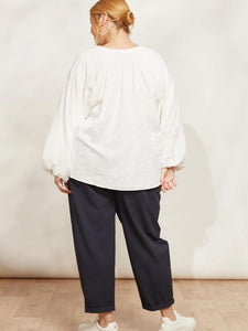 Eb + Ive Zephyr Blouse Opal