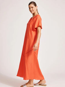 Eb + Ive Miramar Maxi Dress Coral