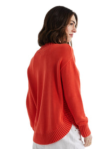 LD & Co Cotton Mock Turtle Persimmon