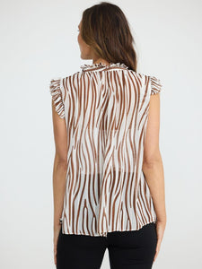 Brave + True Broadway Top Choc Zebra