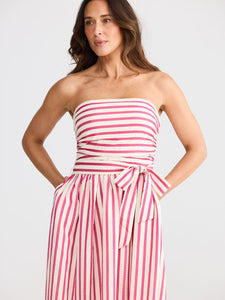 Brave + True Avalon Dress Hot Pink Stripe