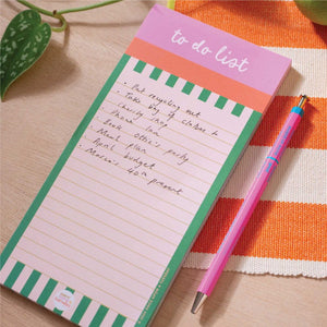 Good Tuesday To Do List Pad Cabana Stripe