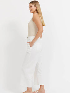 Haven Panama Pant White