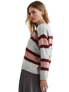 LD & Co Lofty Stripe Jumper Marl