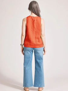 Eb + Ive Miramar Tank Top Coral