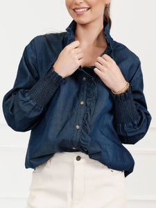 Zjoosh Jessica Denim Shirt Indigo