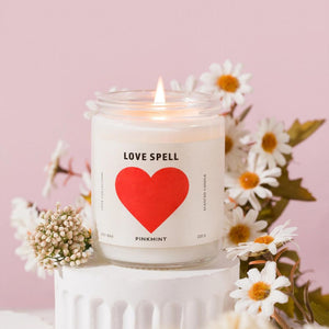 Pinkmint Candle Love Spell Soy Candle