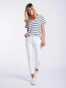 Italian Star Emma Stretch Jean White