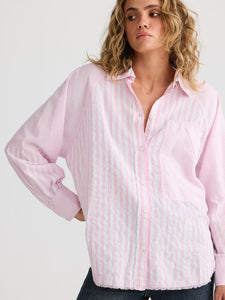 Talisman Yellowstone Shirt Pink Stripe