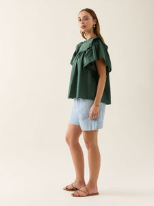 Isle Of Mine Aurora Frill Top Myrtle