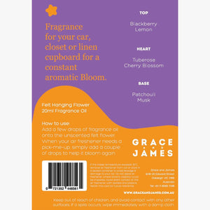 Grace and James Tigerlily & Jasmine Felt Air Freshener