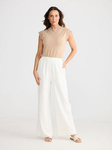 Brave + True Monty Pant Off White