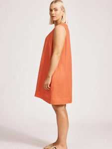 Eb + Ive Miramar Tank Dress Coral