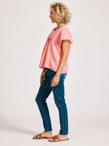Eb + Ive Orsula Button Top Cameo