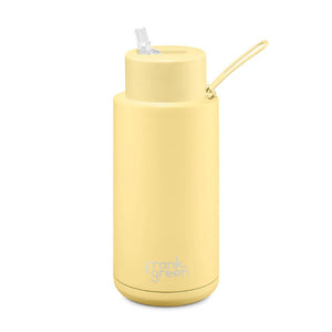 Frank Green 34oz Reusable Bottle Straw Buttermilk