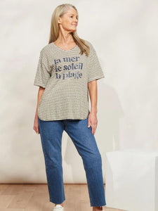 Eb + Ive La Plage Tshirt Khaki