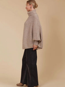Isle of Mine Miru Poncho Taupe