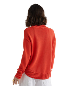 LD & Co Cotton Mock Turtle Persimmon