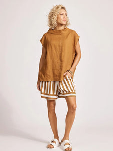Eb + Ive Miramar Top Caramel